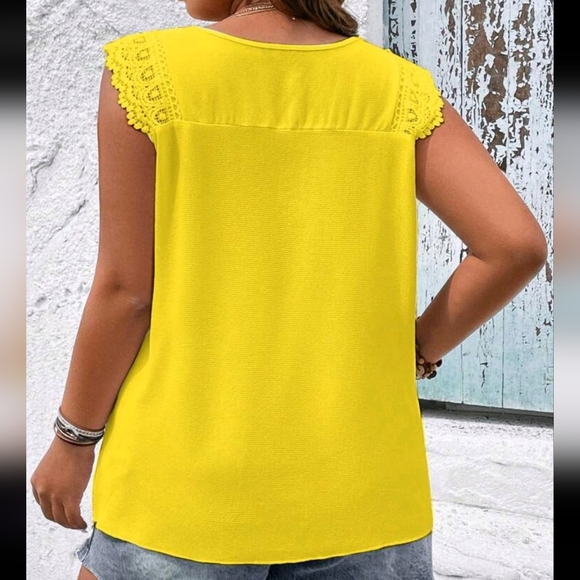 Boho Plus Size Sheer Eyelet Embroidery Lace Top Blouse Shirt White - Picture 8 of 12